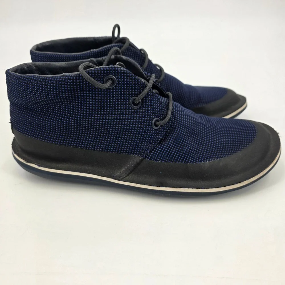 CAMPER BEETLE SNEAKERS WOMENS SIZE 5 / 35 BLUE LIGHTWEIGHT LACE UP FLEXIBLE KNIT